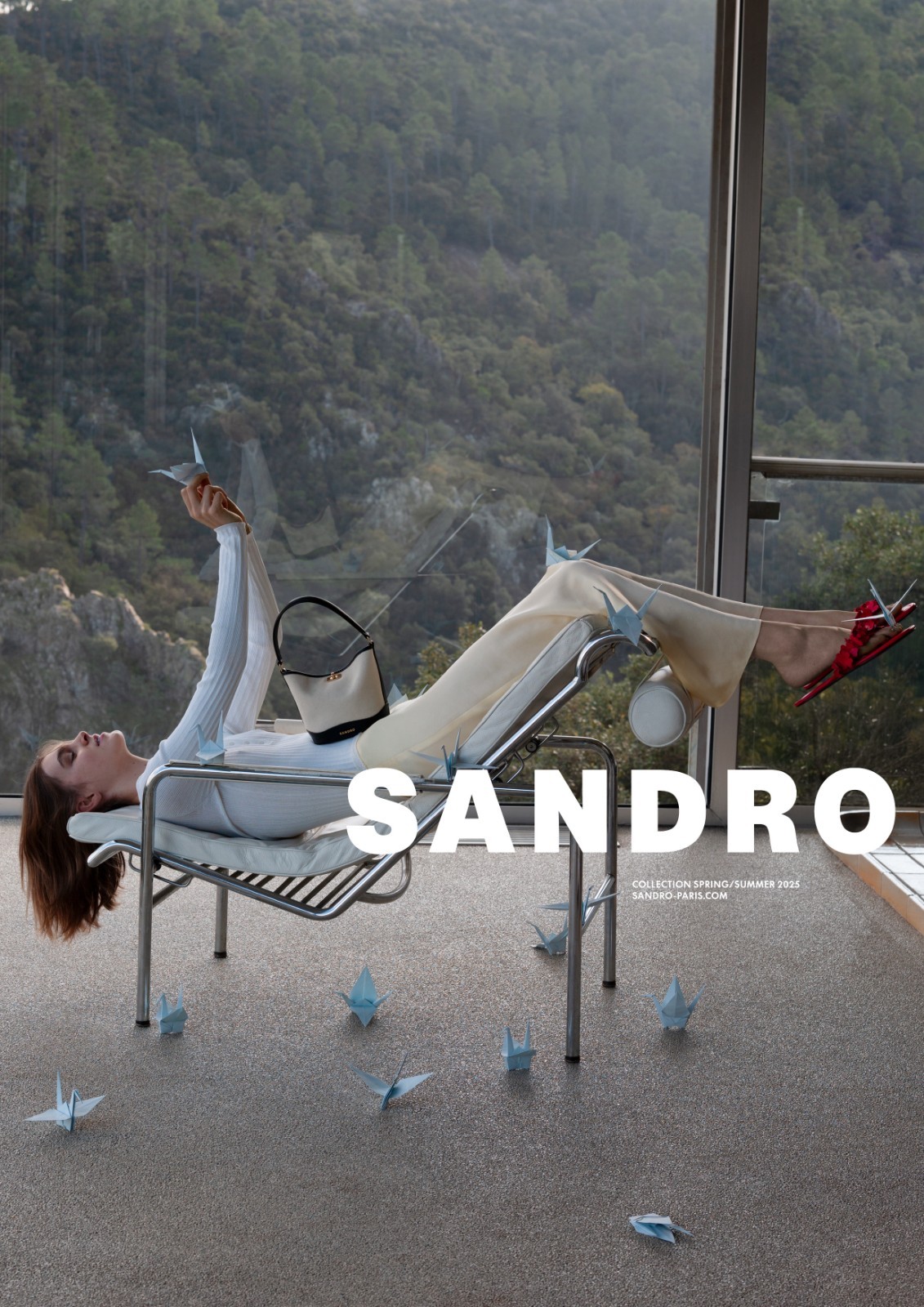 SANDRO 2025春夏系列广告大片